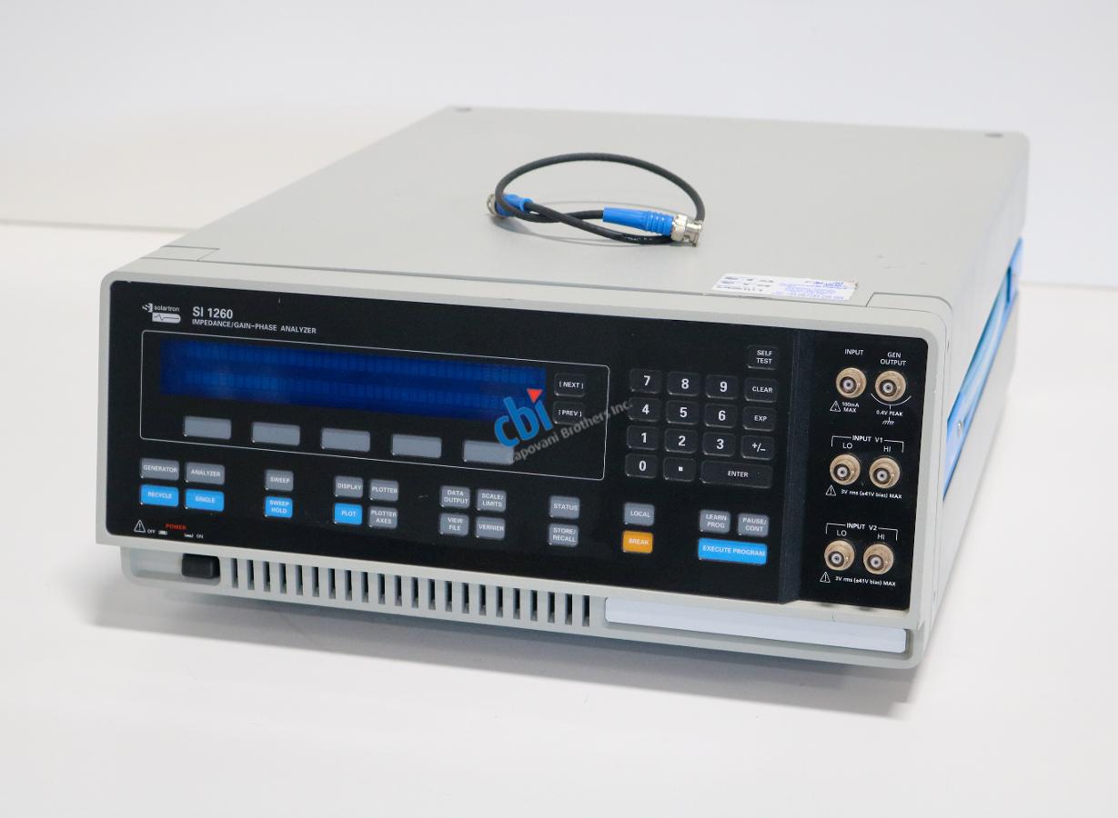 SOLARTRON AMETEK IMPEDANCE GAIN PHASE ANALYZER