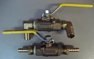 Parker 600WOG 1/2" Brass Ball Valve